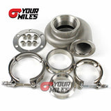 0.82 Dual Vband Exhaust Stainless Steel Turbine Housing For ST35 STX35 STX35R GEN II Turbocharger