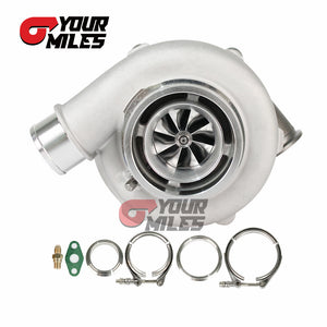 Reverse Rotation GTX3071R GEN2 Dual Ball Bearing Turbo Dual Vband 0.83/1.01 Turbine Housing