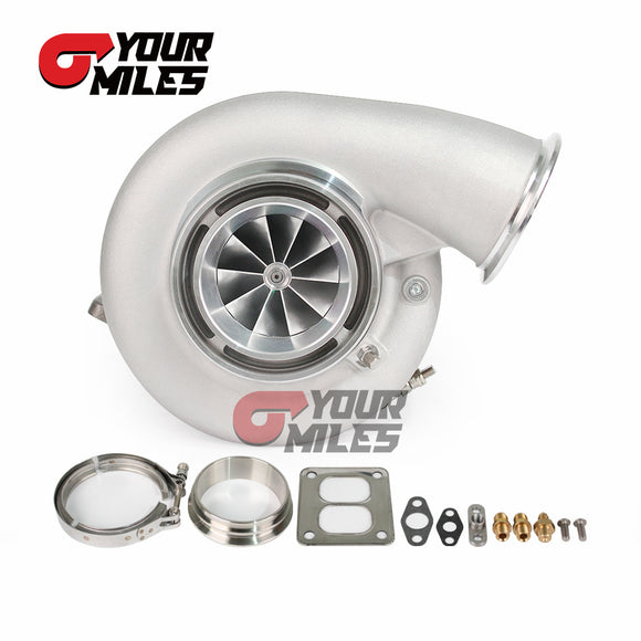 G42-1450 Billet Compressor Wheel Ceramic Dual Ball Bearing TurboCharger T4 1.15/1.25 0.85/1.01/1.15/1.28 Dual V-band Housing