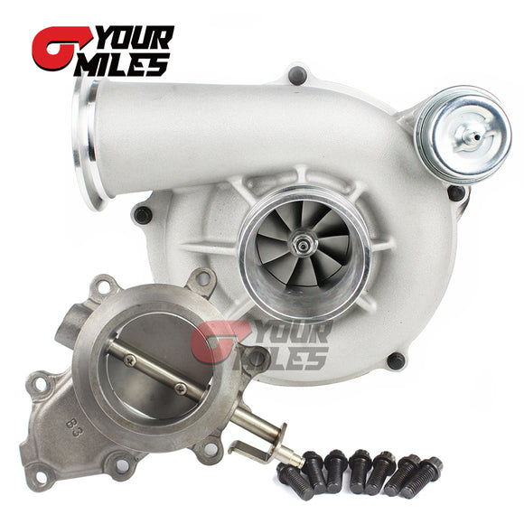 GTP38 60/80mm Cast Wheel Turbocharger For 99.5 - 03 Ford Powerstroke 7.3L Diesel With Vent