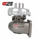 T67 Billet Wheel Dual Ball Bearing Turbo T4 0.68/0.81/0.96 Qtrim Turbine+Flange Clamp