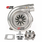 T72 Billet Wheel Turbocharger T4 0.68/0.81/0.96 Ptrim Turbine+Flange Clamp