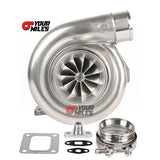 T76 Billet Compressor Wheel Turbocharger T4 0.68/0.81/0.96 Ptrim Turbine+Flange Clamp