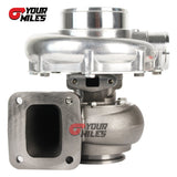 T76 BCW Dual Ball Bearing Turbocharger T4 0.68/0.81/0.96 Q-trim Turbine+Flange Clamp